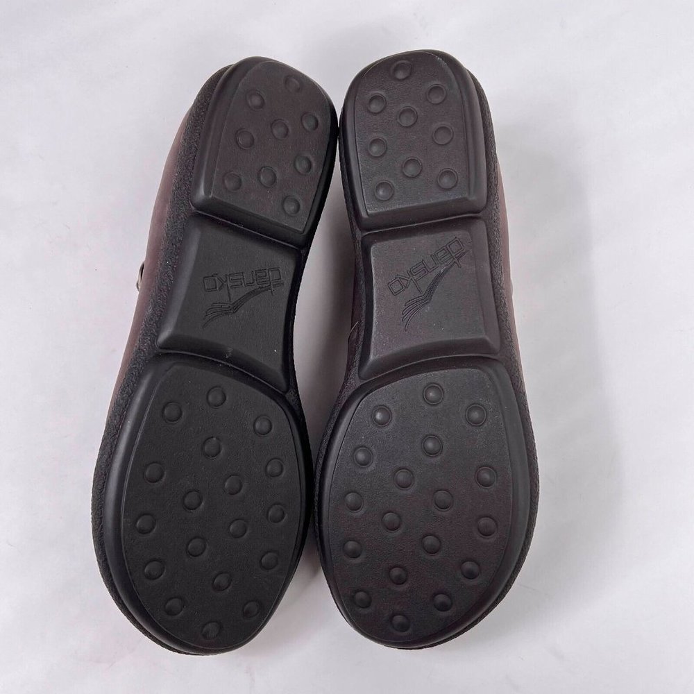 Dansko Brown Nubuck Leather Round Toe Mary Jane Comfort Shoes Size 41 US 10.5 11 - Picture 7 of 12